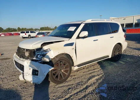2017 Nissan Armada Sl из США, поврежденный, VIN JN8AY2NC8H9504562